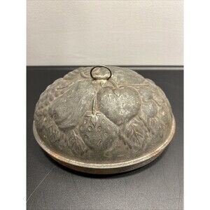 Kreamer 59 Oval Fruit Themed Tin Food Mold W/Hanger Jello